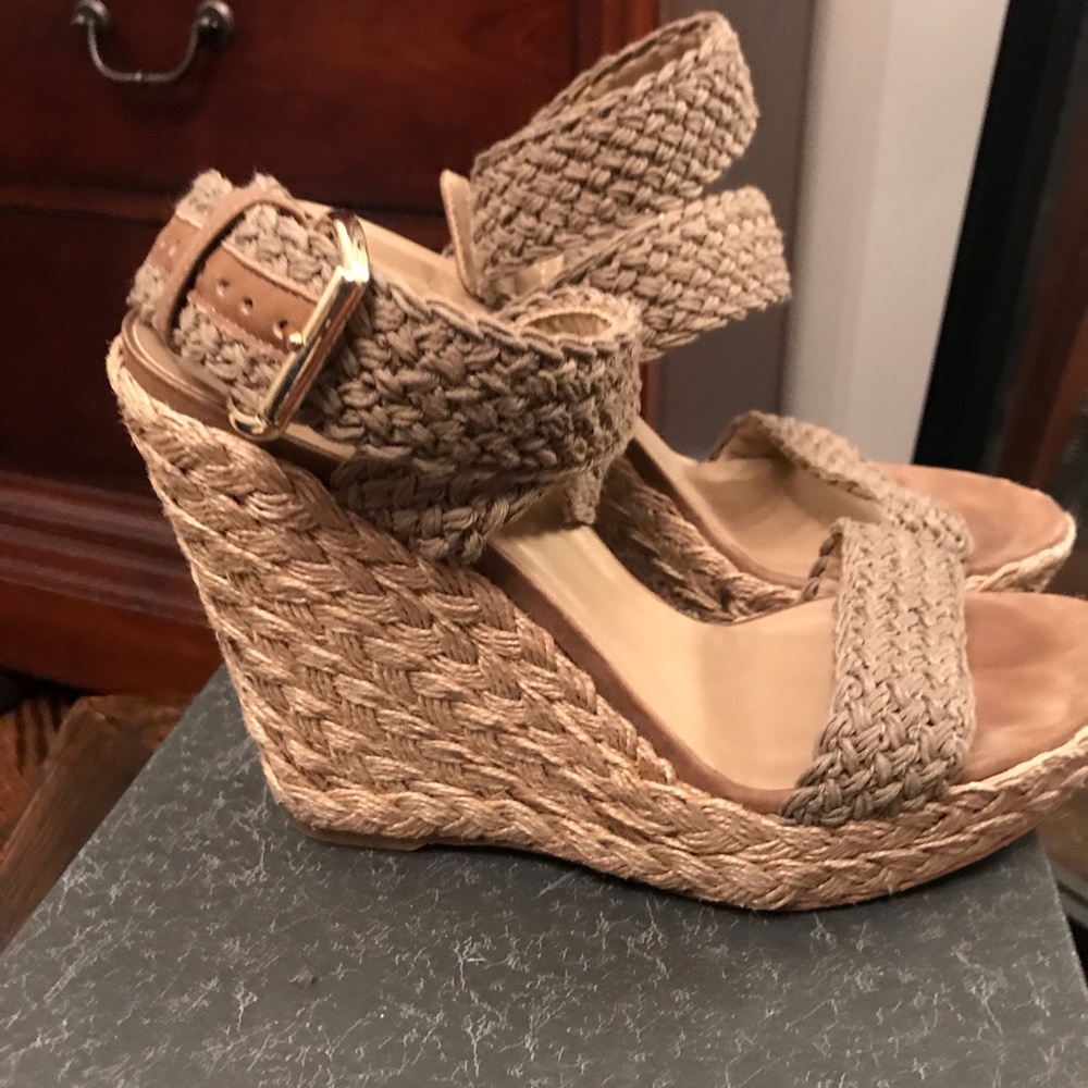 Stuart Weitzman Alex wedge sandals